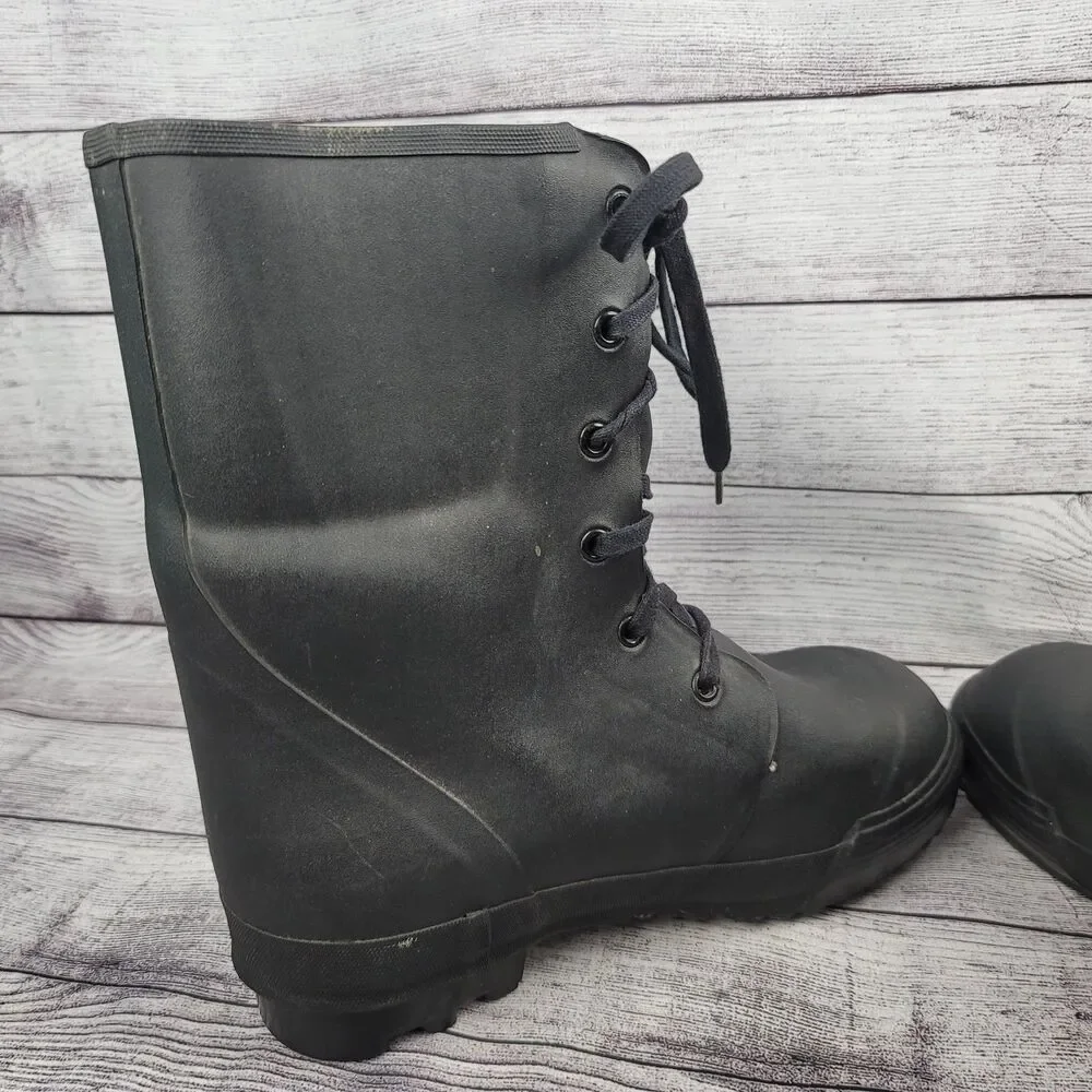 Hutchinson Mens Rubber Boots Size EU 41 Made In France